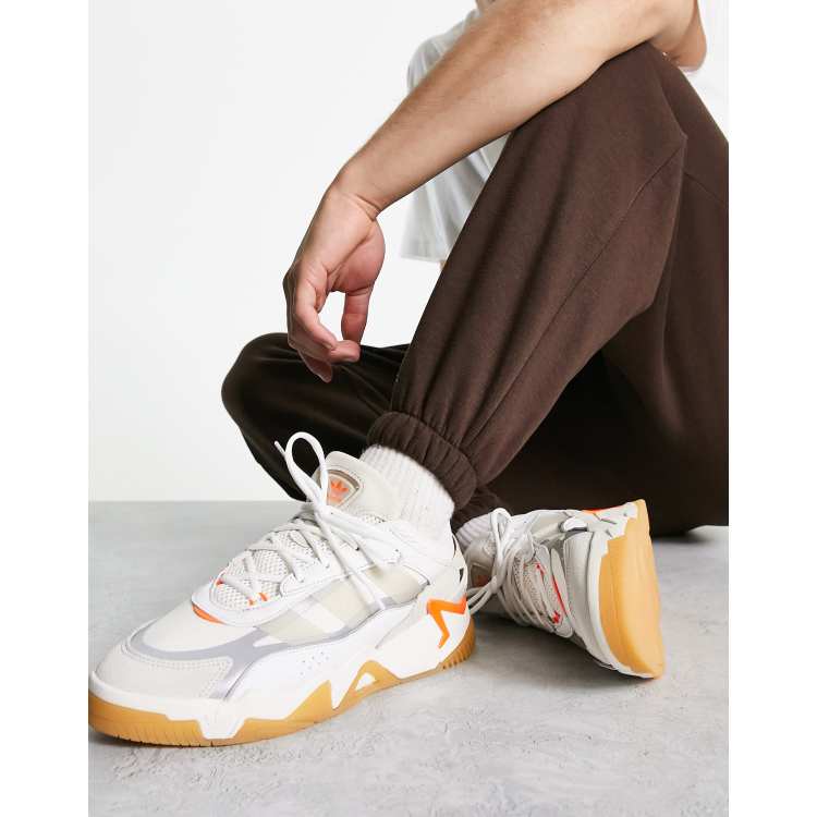 Adidas Originals Simple White & Orange Tote Bag