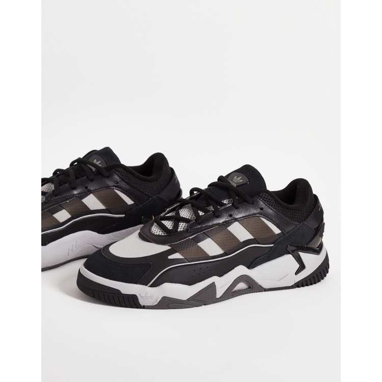 adidas Originals Niteball II trainers in core black | ASOS