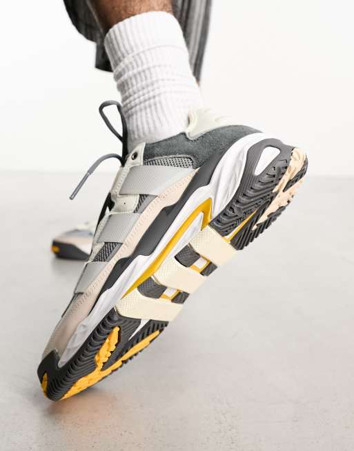 adidas Originals Niteball Sneaker in Grau und WeiB ASOS