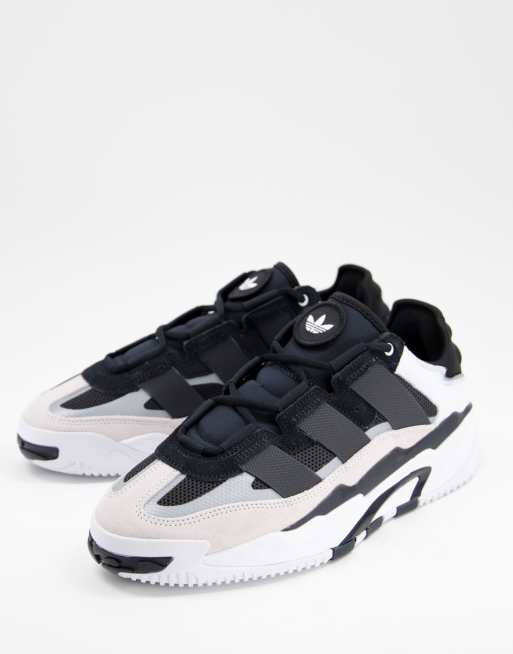 adidas Originals - Niteball - Sneakers i sort og hvid