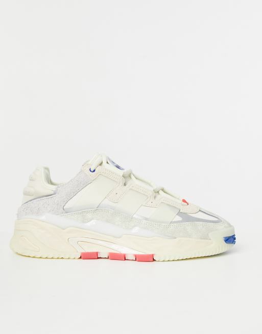 adidas originals niteball sneakers in off white