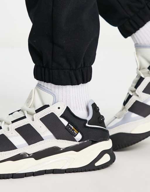 adidas Originals Niteball sneakers in orbit grey and black ASOS