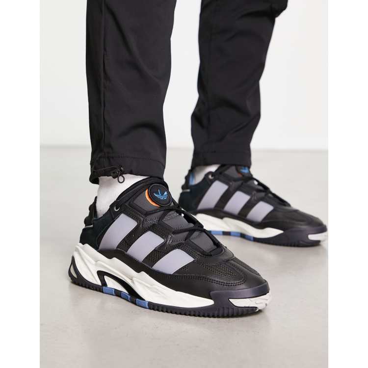 adidas Originals Niteball trainers in black and grey | ASOS