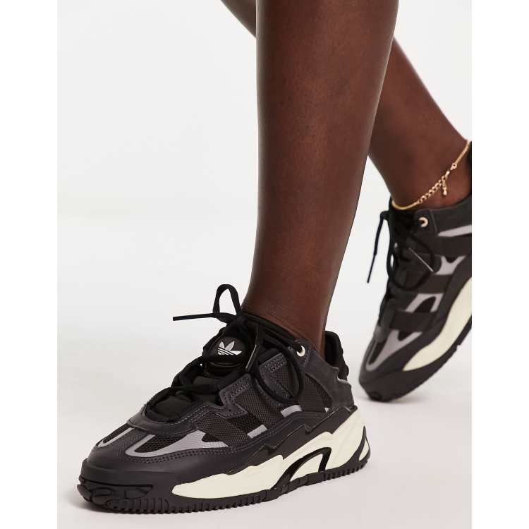 adidas Originals Niteball trainers in black with cream details ASOS