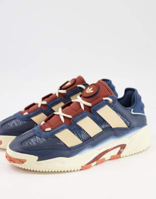 adidas navy trainers