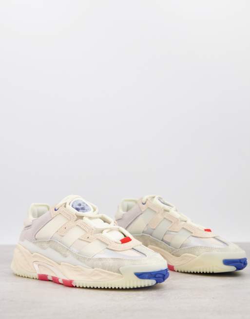 adidas originals niteball sneakers in off white