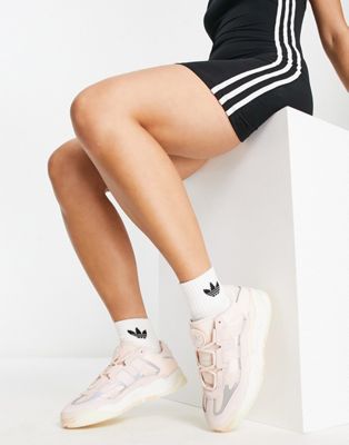 adidas Originals Niteball trainers in pale pink
