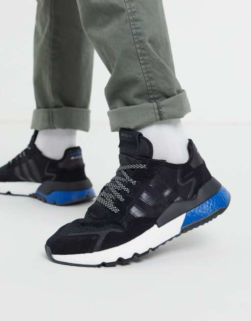 adidas nite jogger noir et blanc adidas nite jogger noir et blanc