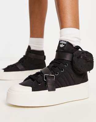 adidas Originals Nizza bonega trainers in black