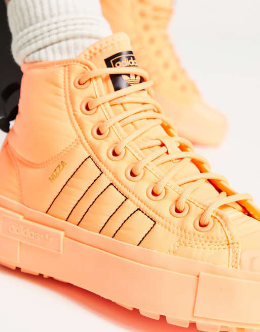 Orange on sale platform trainers