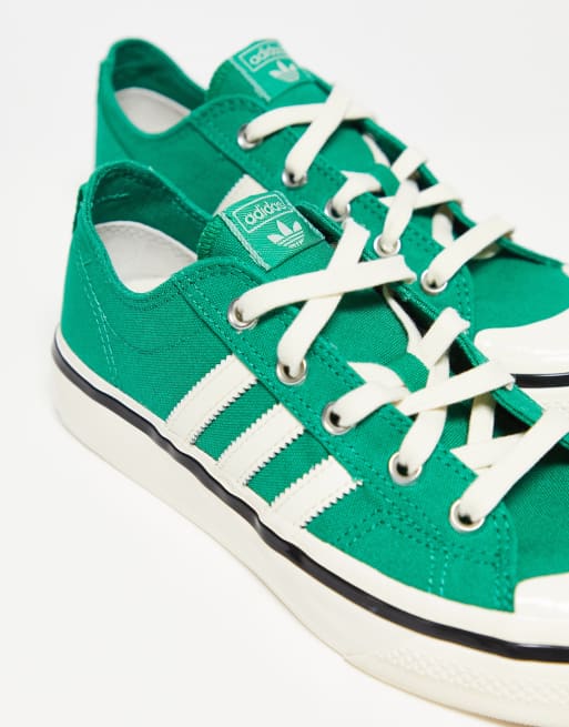 adidas Originals Nizza FR 74 trainers in green