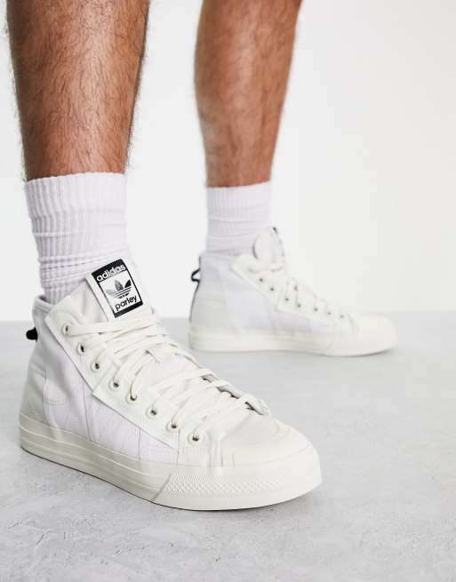 Nizza white Originals Parley sneakers adidas ASOS in Hi |