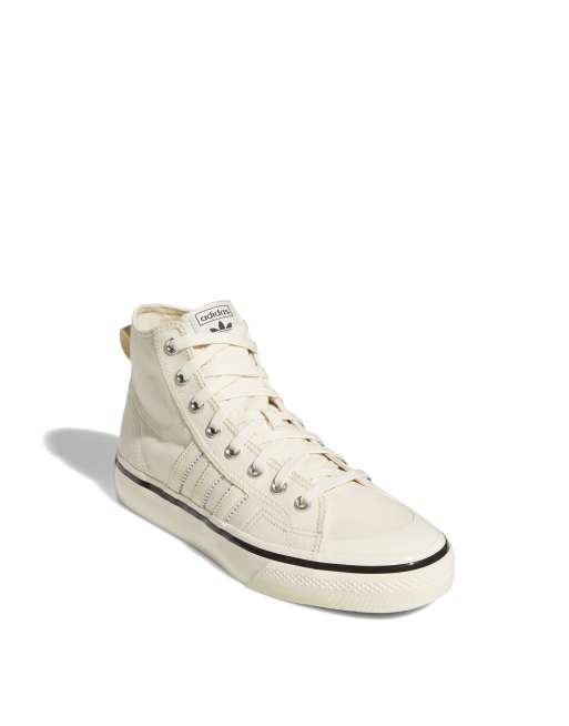 adidas Originals Nizza Hi RF 74 trainers in white