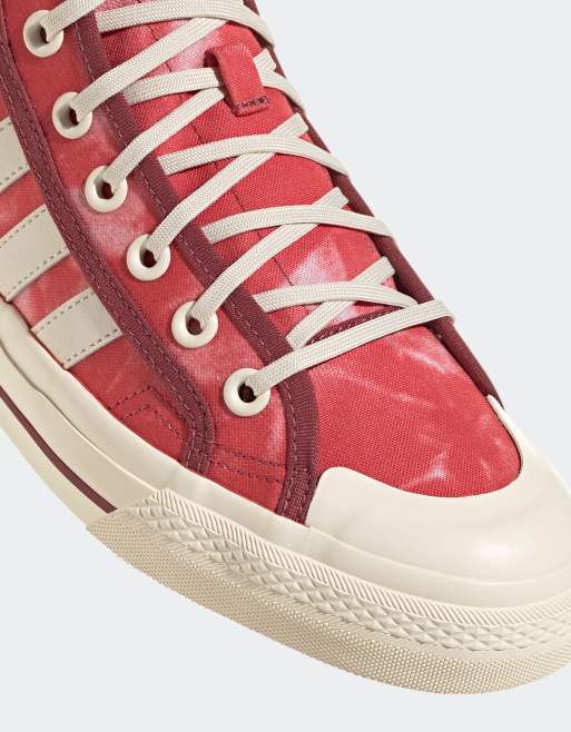 Adidas original nizza blanc et outlet rouge