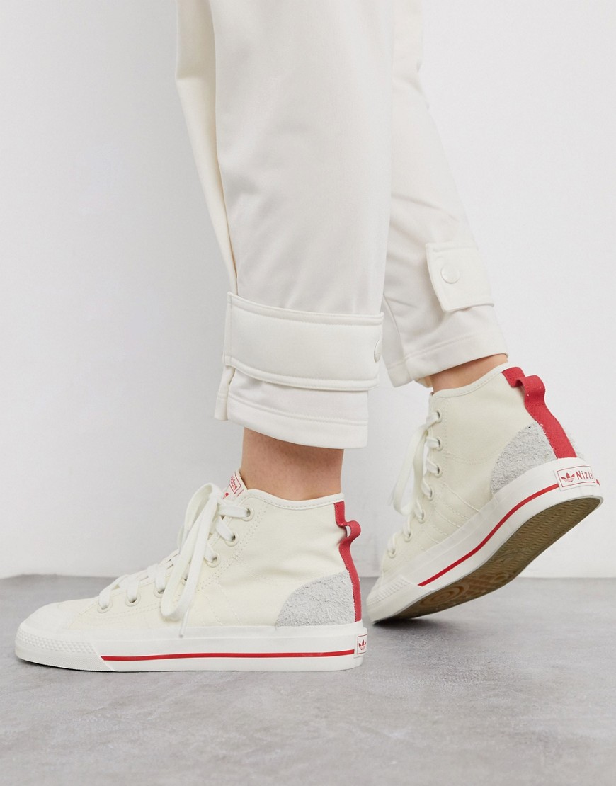 adidas Originals - Nizza Hi RF - Sneakers bianco sporco