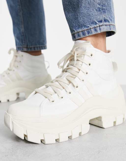 adidas Originals – Nizza Hi – Vita sneakers