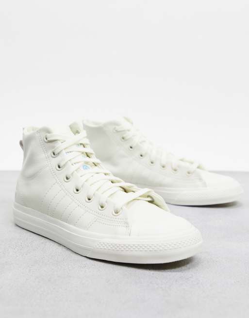 Adidas nizza best sale white leather