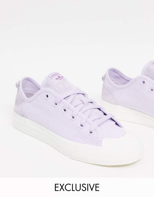 adidas Originals – Nizza – Liliowe buty sportowe – tylko w ASOS