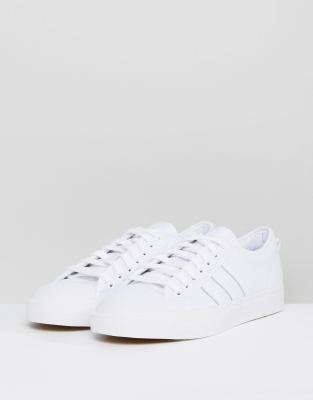 adidas nizza lo white leather