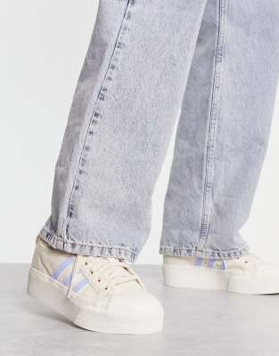 nizza platform shoes cream