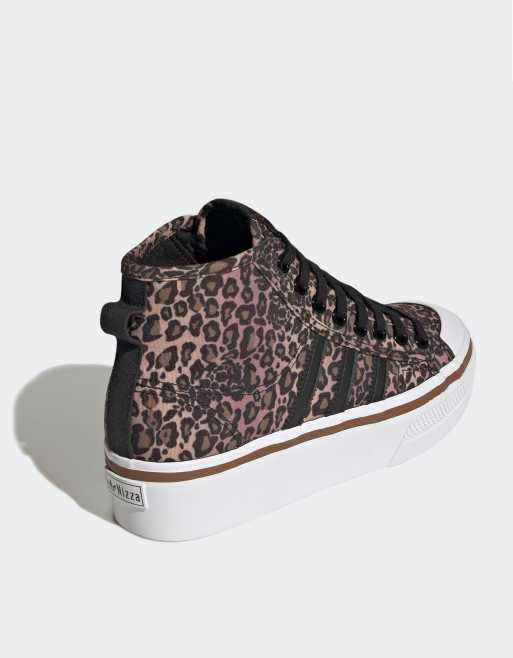 Platform hot sale leopard sneakers