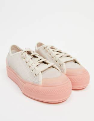 pink platform adidas