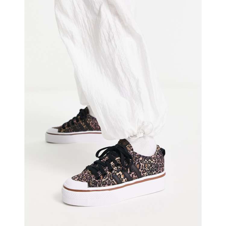 platform sneakers leopard
