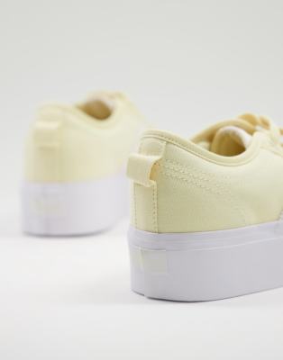 adidas nizza platform haze yellow