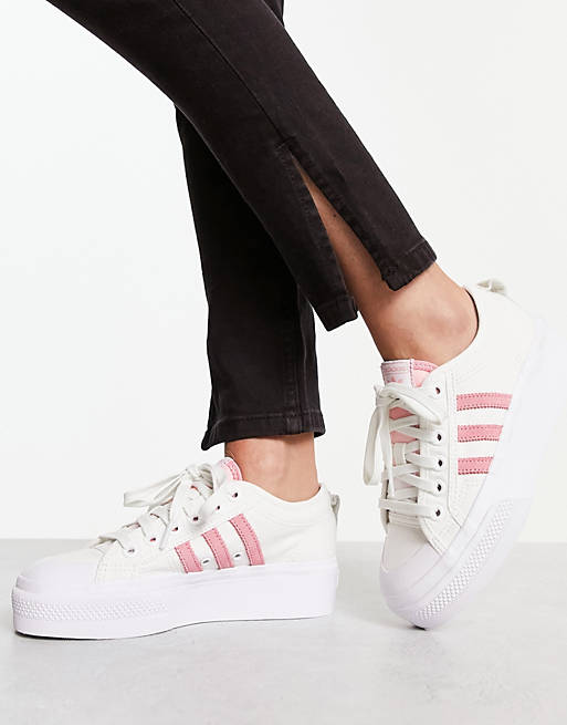 adidas Originals Nizza sneakers in white and | ASOS