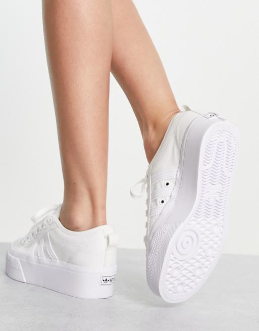 Womens adidas store nizza white