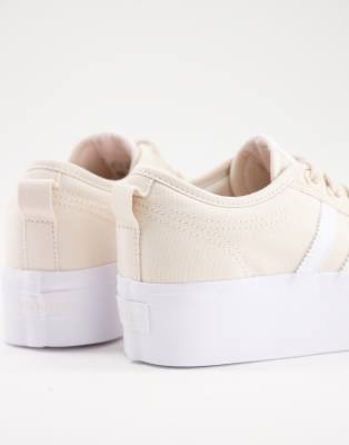 adidas platform beige