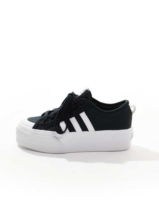 adidas Nizza Platform Shoes - Black