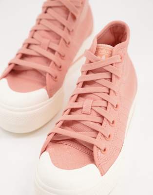 adidas pink platform
