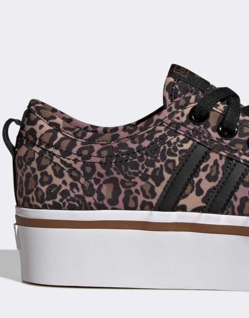 adidas Originals Nizza platform trainers in leopard | ASOS