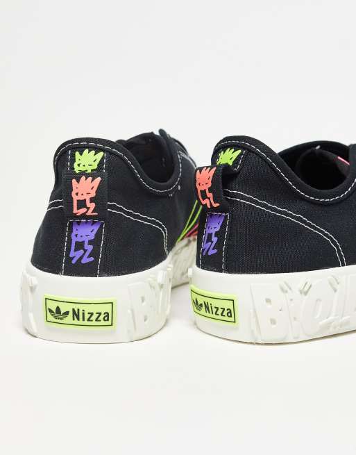 adidas Originals Nizza Pride Sneakers in zwart ASOS