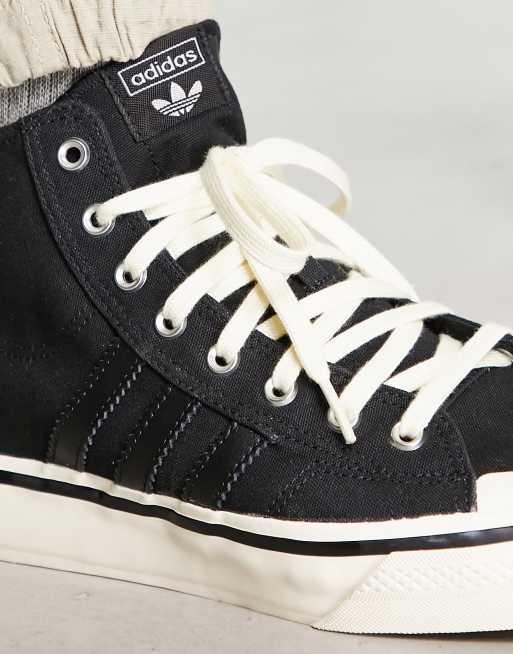 Adidas superstar zwart outlet hoog