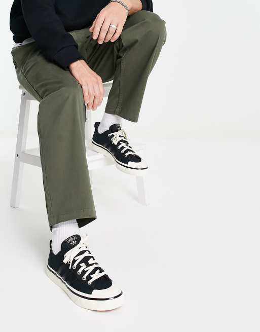 adidas Originals Nizza RF 74 sneakers in black