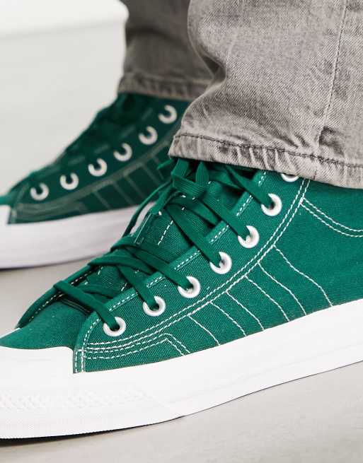 College-Grün in – adidas Nizza Hi-Top-Sneaker | RF – ASOS Originals