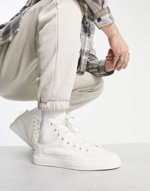 Nizza adidas Originals sneakers hi in | top white RF ASOS