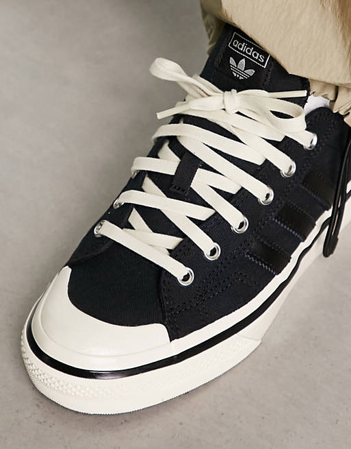adidas Originals – Nizza RF – Sneaker in Schwarz und Weiß | ASOS