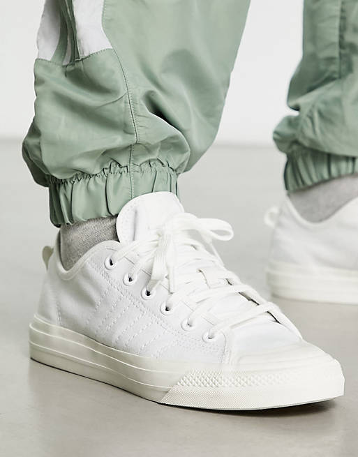 adidas Originals Nizza RF sneakers in white | ASOS