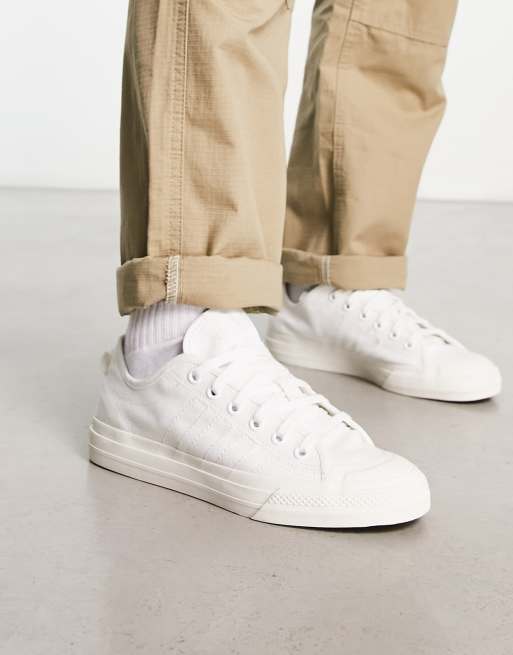 adidas Originals Nizza RF sneakers in white | ASOS