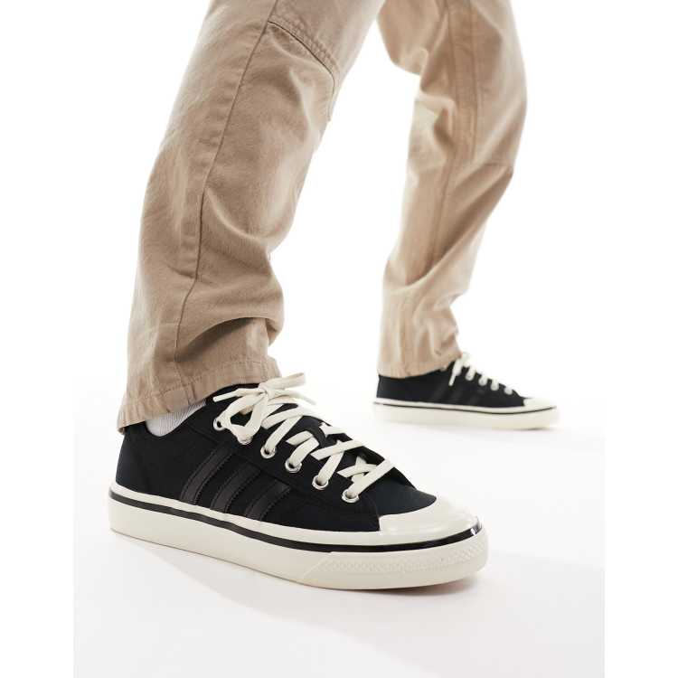 Adidas nizza white black sale