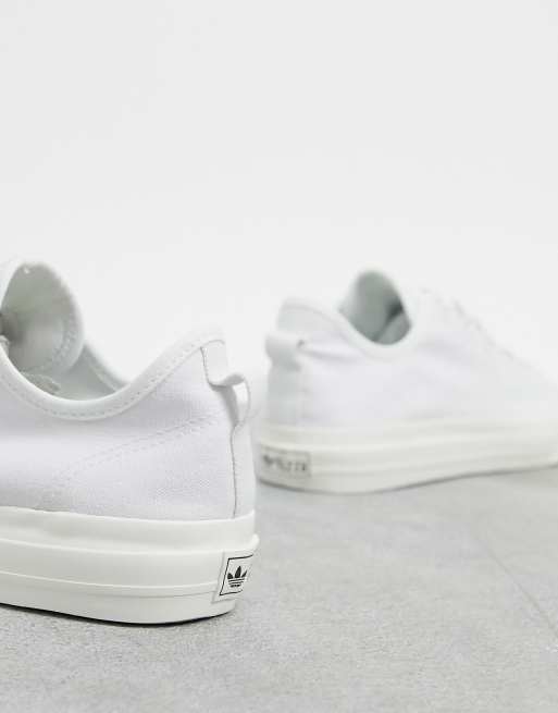 Adidas store white canvas