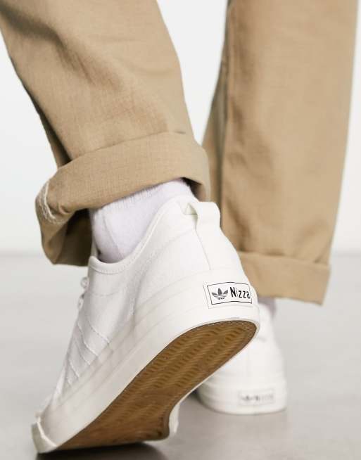 adidas Originals Nizza RF trainers in white