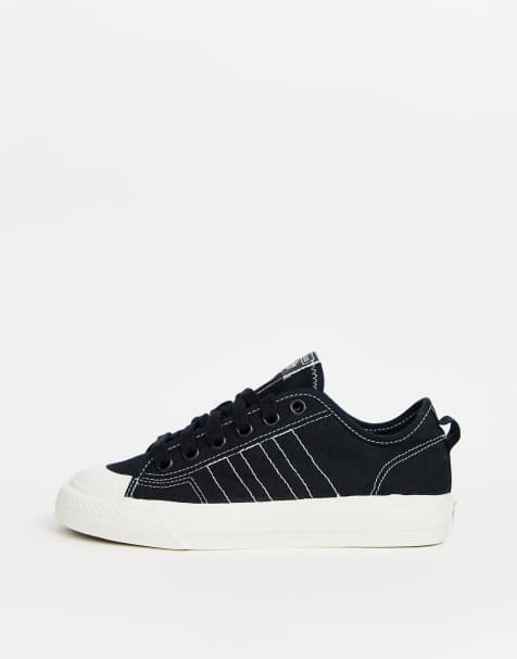 adidas Originals – Nizza – Schwarze Sneaker