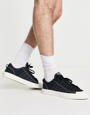 adidas Originals black Nizza in sneaker | ASOS