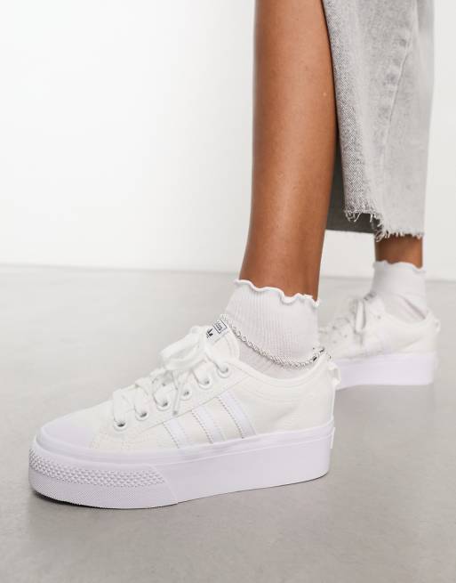 adidas platform bianche adidas platform bianche