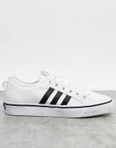 Adidas originals sleek outlet trainers in white asos