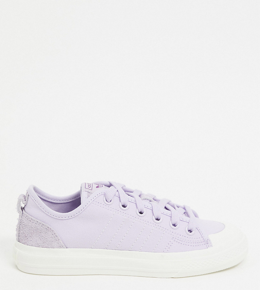 Adidas Originals Nizza suede trainers in lilac exclusive to ASOS-Purple